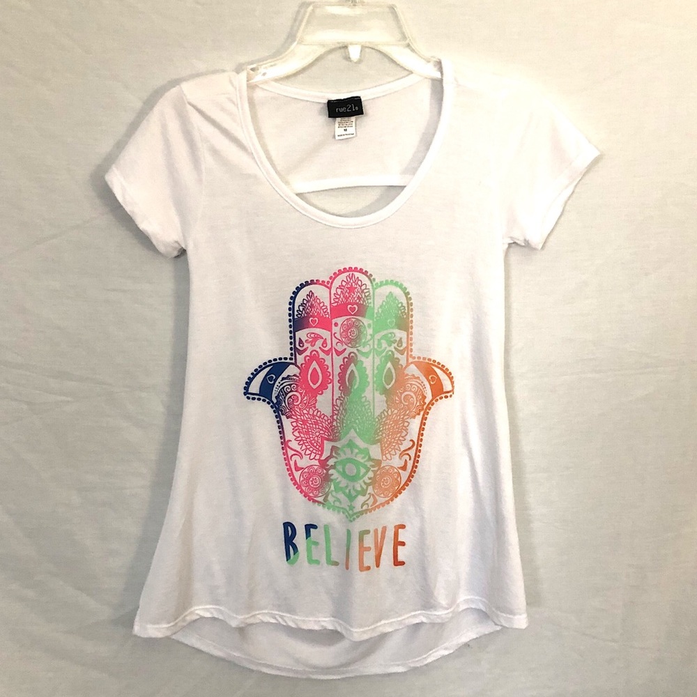 🌻Rue 21 Sheer Believe Top🌻